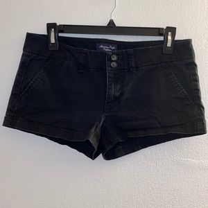 American Eagle Outfitters Black Stretch Shorts